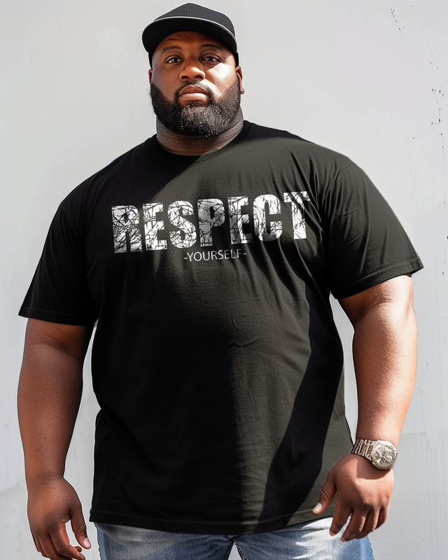 Respect Men's Plus Size T-shirt