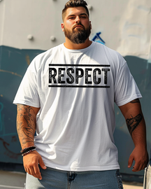 Respect Men's Plus Size T-shirt