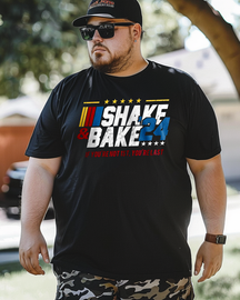 Men's SHAKE AND BAKE 2024 Plus Size T-shirt