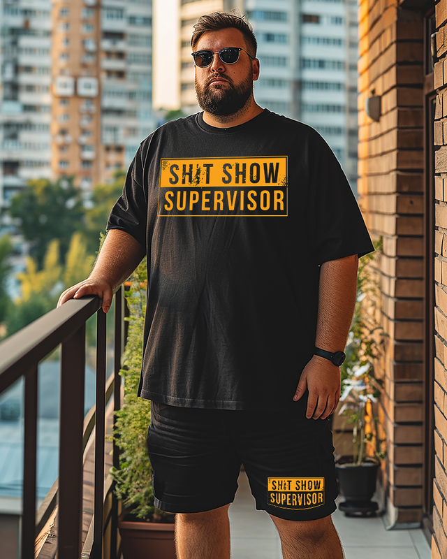 SHiT SHOW SUPERVISOR Plus Size T-Shirt & Short