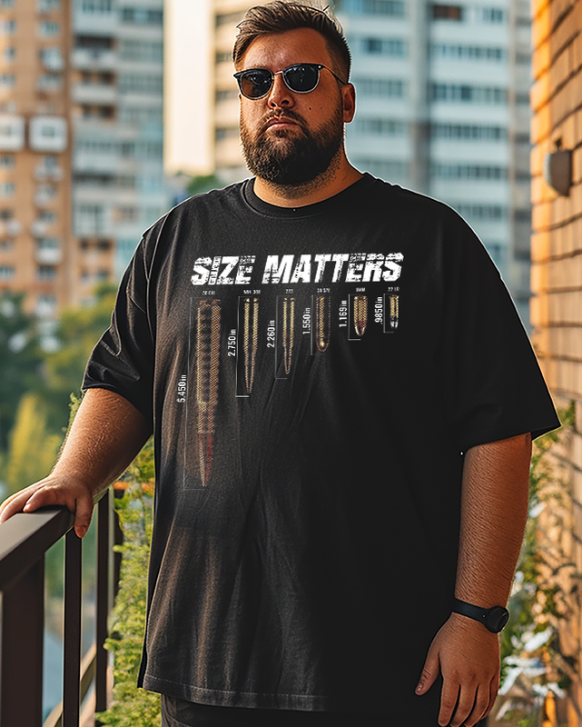 SIZE MATTERS Plus Size T-Shirt & Short