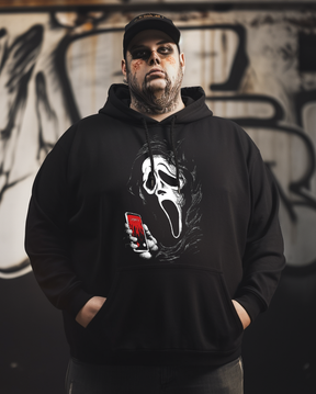 Men's Ghostface Scream Plus Size Hoodie