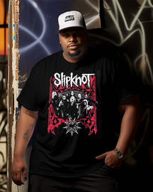 Slipknot Band Men's Plus Size T-shirt