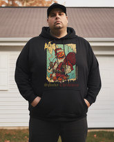 Men's Spooky Christmas Plus Size Hoodie