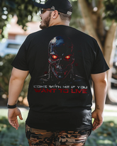 Men's T-800 Plus Size T-Shirt