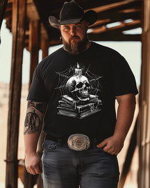 Spooky Spell Books Men's Plus Size T-shirt