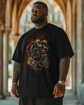 The Jester Skull Men's Plus Size T-shirt