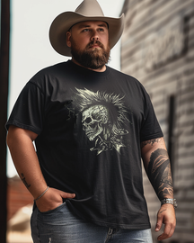 Punks Not Dead Men's Plus Size T-shirt