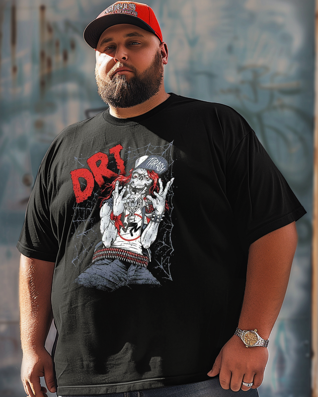 Dirty Rotten Imbeciles Men's  Men's Plus Size T-shirt