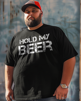 Hold My Beer Men's Plus Size T-shirt