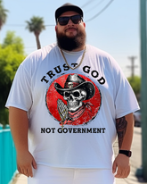 Trust God Not Government Plus Size T-Shirt & Short