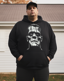 Men's Vintage Frankenstein Plus Size Hoodie