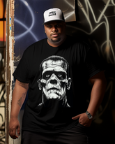 Vintage Frankenstein Men's Plus Size T-shirt