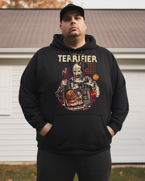 Men's Vintage Halloween Horror Nights Terrifier Plus Size Hoodie