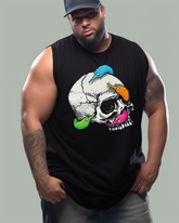 WORMS ON A STRING ON A SKULL Men's Sleeveless Tee