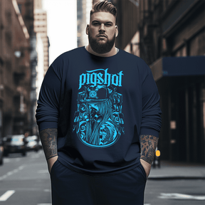 PigShot Plus Size Long Sleeve T-Shirt