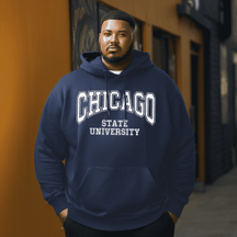 CHICAGO  STATE UNIVERSITY   Men's Plus Size Hoodie