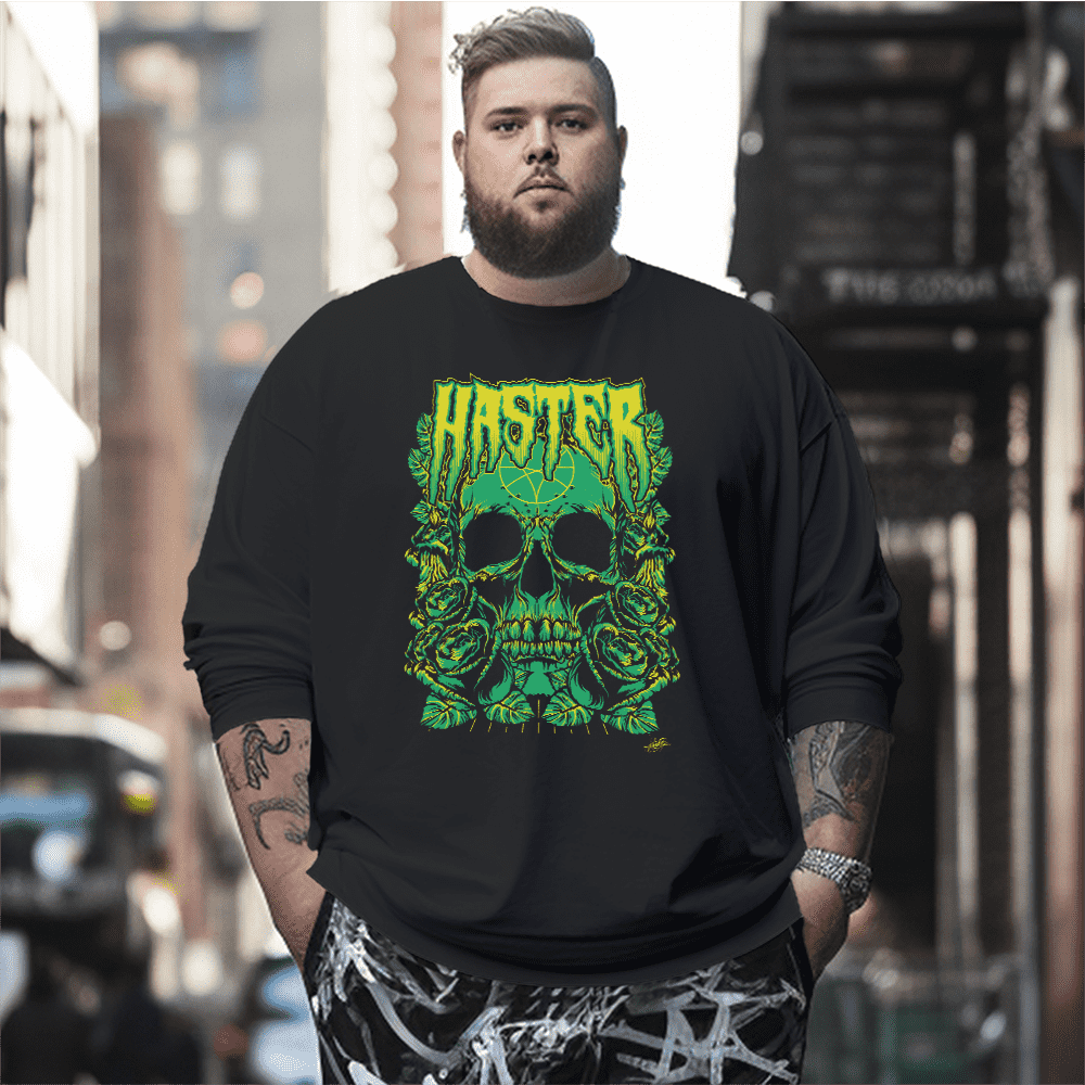 Haster Plus Size Long Sleeve T-Shirt