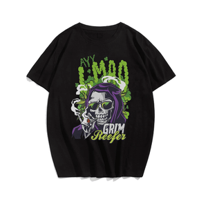 Ayy Lmao Grim Reefer Men Plus Size Oversize T-shirt for Big & Tall Man