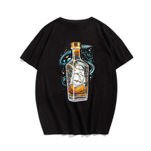 Boat In Bottle, Creative Men T-shirt Oversize Plus Size Man Tee - Big Tall Men Must Have