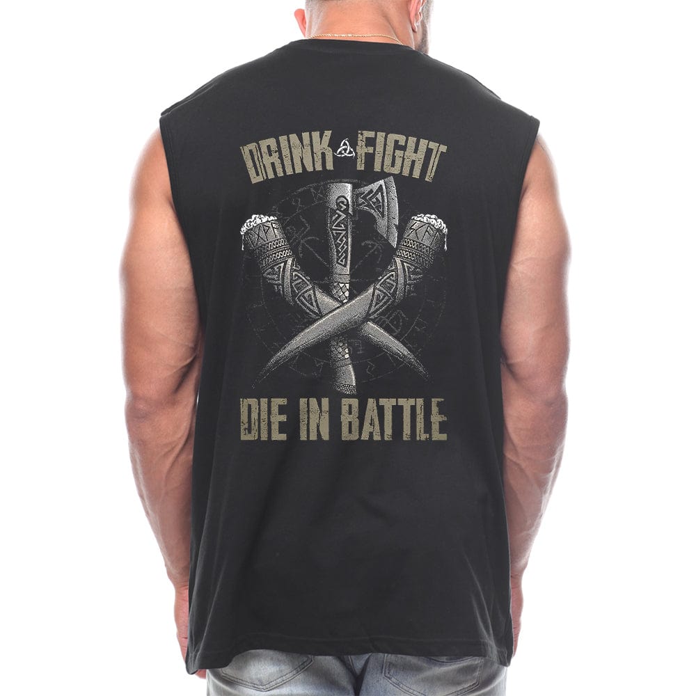 Die In Battle Back fashion Sleeveless