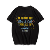 He Counts The Stars & Calls Them All By Name PSALM 174:4 Men's T-Shirts