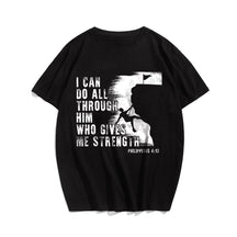 I Can Do All Through Him Who Gives Me Strenght Philippians 4:13 Men's T-Shirts