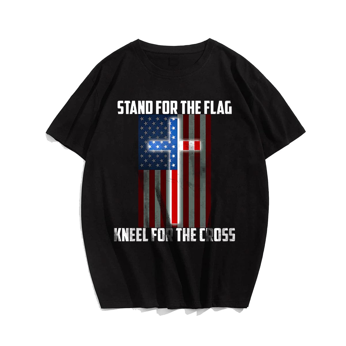 Limited Edition - Stand For The Flag Kneel For The Cross Men's T-Shirts