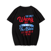 Limited Edition - The Only Wrong Way To Read The Bible Is To Not Read It At All Men's T-Shirts