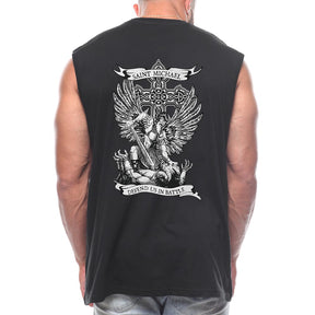 Saint Michael Defend Us Back fashion Sleeveless