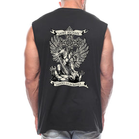 Saint Michael Defend Us Back fashion Sleeveless