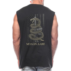 Skeletal Gadsden Snake Back fashion Sleeveless