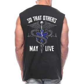 So That Others May Live Back fashion Sleeveless