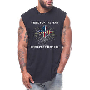 Stand For The Flag Kneel For The Cross Eagle