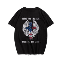 Stand For The Flag (Wide Wings) Men's T-Shirts