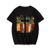 USA Cross Flag Shirt (Version 2) Men's T-Shirts