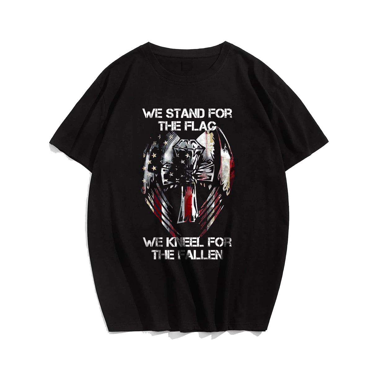 We Stand For The Flag We Kneel For The Fallen (Version 1) Men's T-Shirts