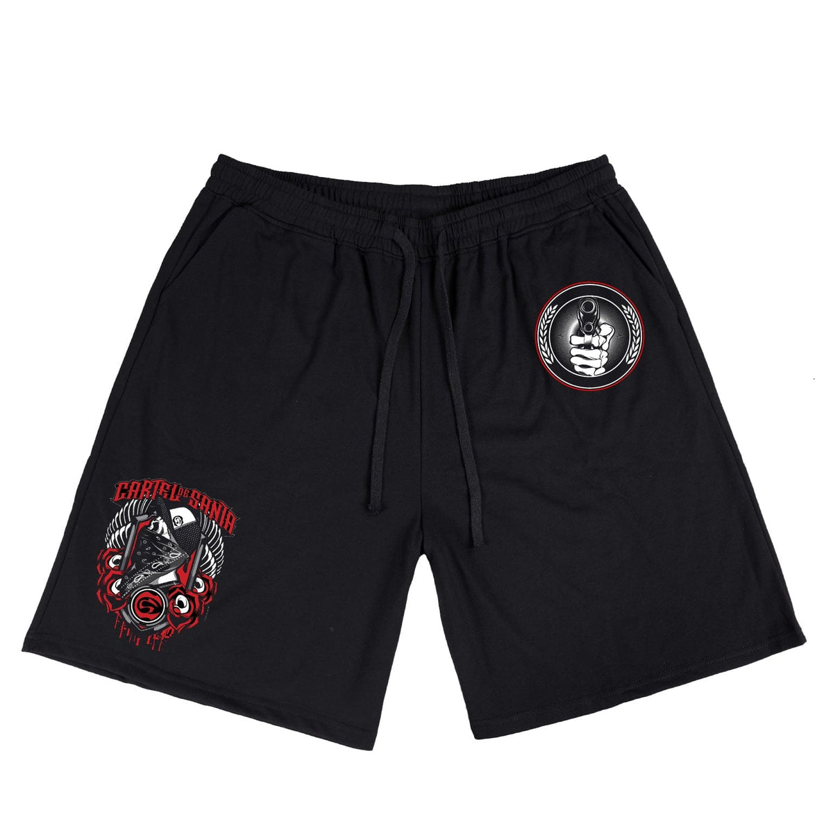 Cartel De Santa Men's Plus Size Shorts