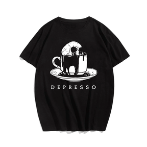 Derpresso, Creative Men Plus Size Oversize T-shirt for Big & Tall Man