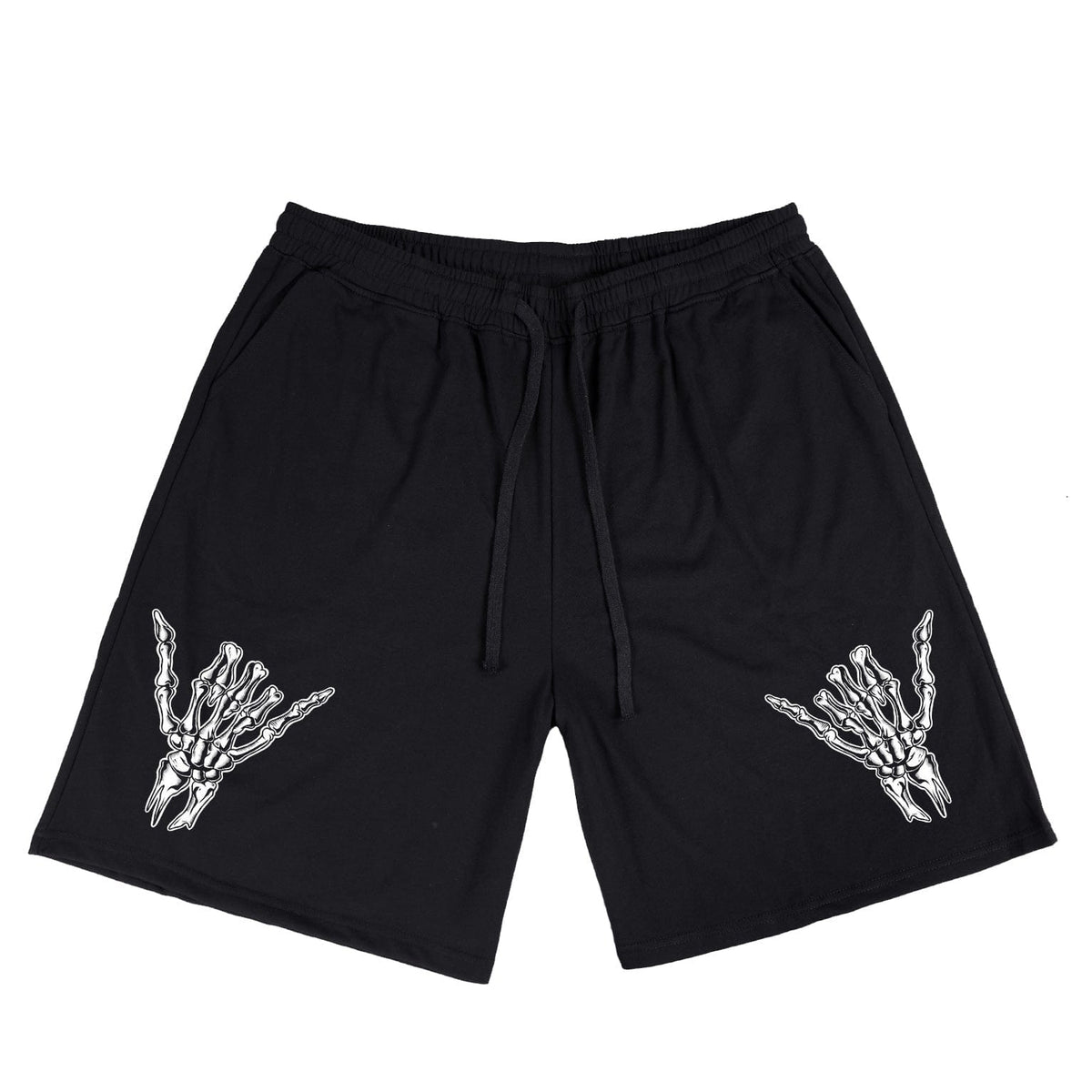 Skeleton Hand Men's Plus Size Shorts