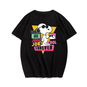 Snoopy, Creative Men Plus Size Oversize T-shirt for Big & Tall Man