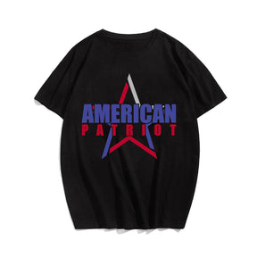 American Patriot Men T-shirt, Oversize Plus Size Man Clothing for Big & Tall