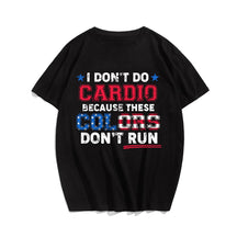 COLORS DON'T RUN Men T-shirt, Oversize Plus Size Man Clothing for Big & Tall