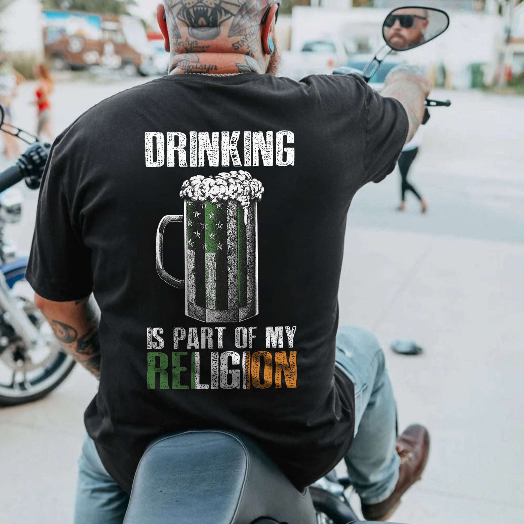 Drinking Is Part Of My Religion Plus Size T-Shirt