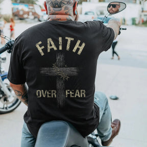 Faith Over Fear Plus Size T-Shirt