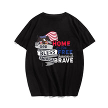 GOD BLESS AMERICA #3 Men T-shirt, Oversize Plus Size Man Clothing for Big & Tall