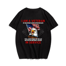 I AM A VETERAN #2 Men T-shirt, Oversize Plus Size Man Clothing for Big & Tall