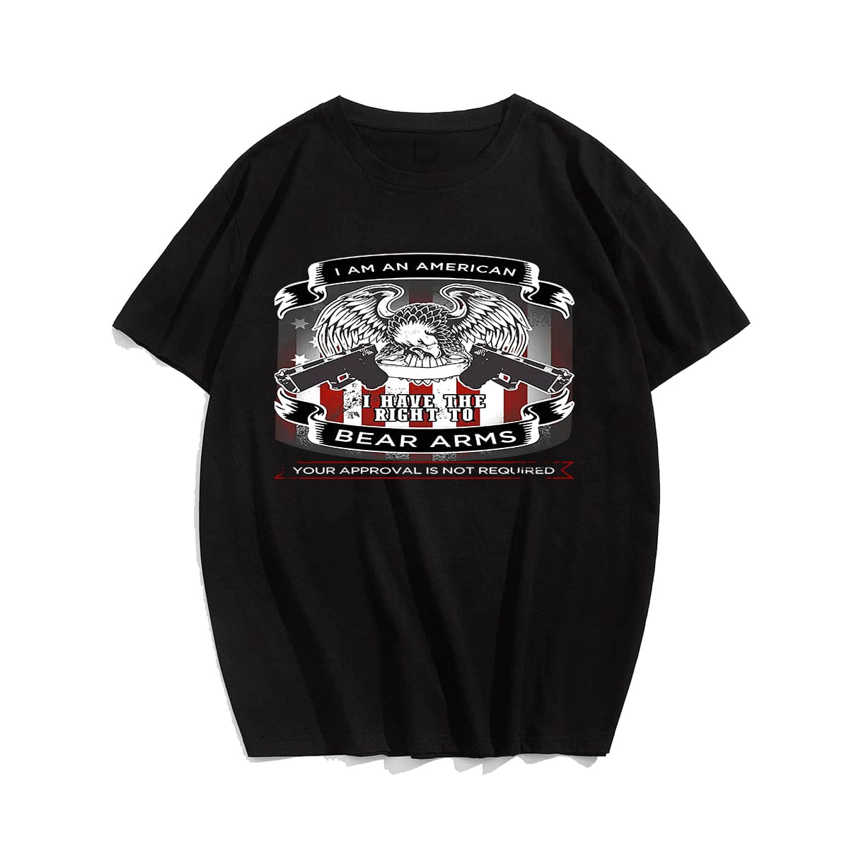 I AM AN AMERICAN #2 Men T-shirt, Oversize Plus Size Man Clothing for Big & Tall