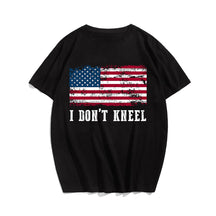 I DON'T KNEEL #3 Men T-shirt, Oversize Plus Size Man Clothing for Big & Tall