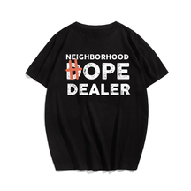 Neighborhood Hope Dealer Men T-shirt, Oversize Plus Size Man Clothing for Big & Tall